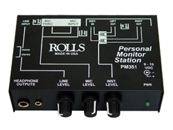 Rolls PM351 Personal Monitor Station | Pro Audio Solutions