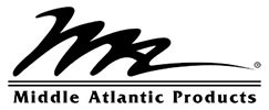 Middle Atlantic SS Sliding Shelf  front and rear support Black